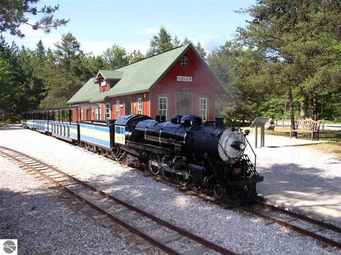 Michigan AuSable Valley Railroad - From Real Estate Listing (newer photo)